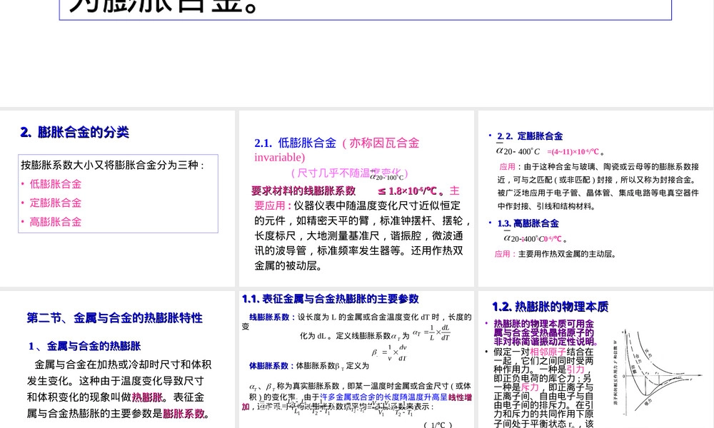 第四章膨胀材料教学PPT课件.ppt