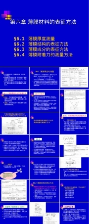 薄膜材料表征与测量方法PPT课件 副本1.pptx