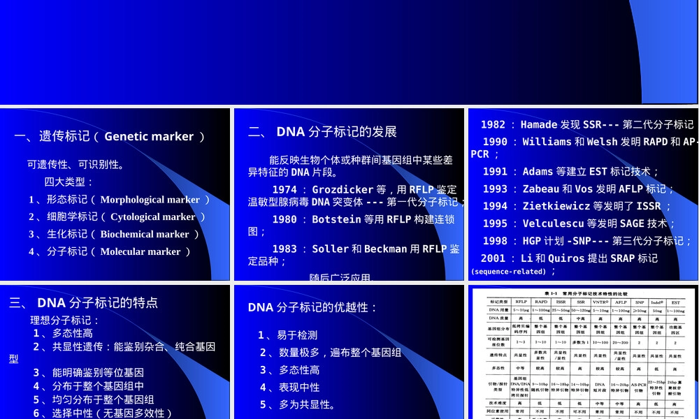 第二章DNA分子标记及其应用教学PPT课件.ppt