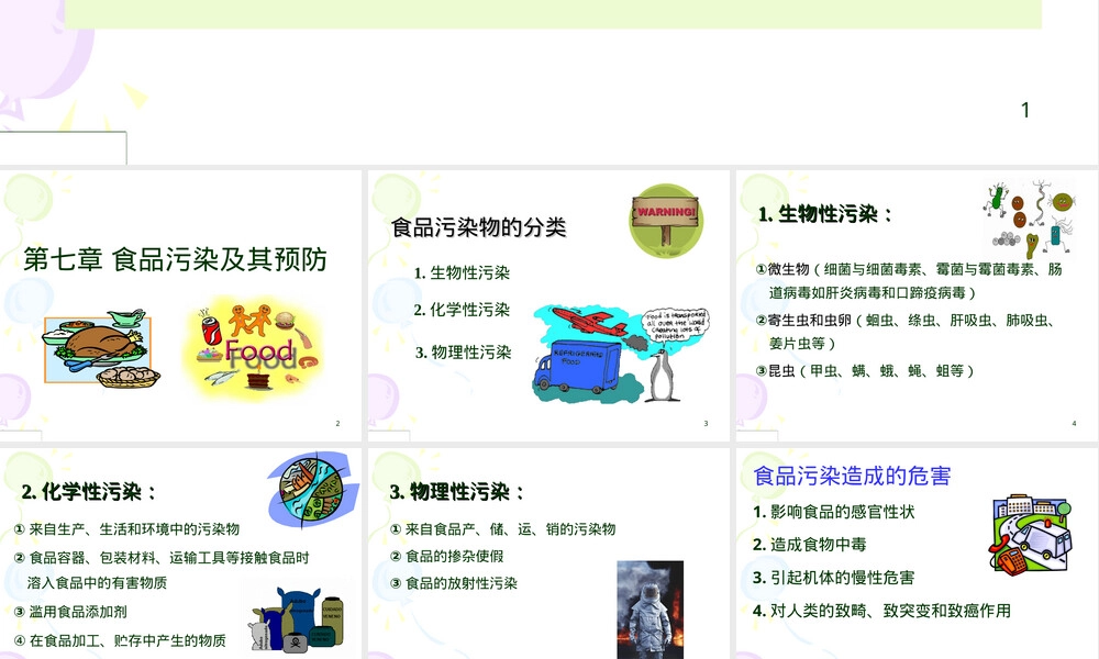 食品微生物污染及其预防教学PPT课件.ppt