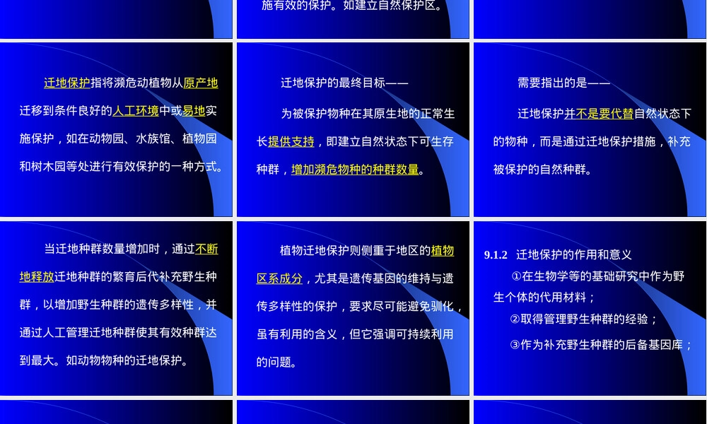 迁地保护与动植物园管理教学PPT课件.ppt