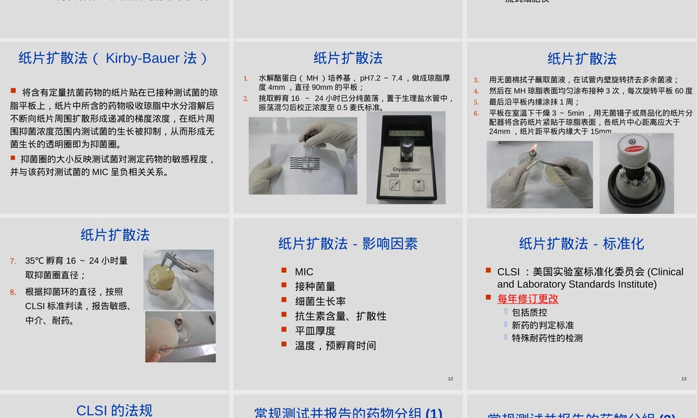 细菌药敏试验及其耐药表型检测PPT课件.ppt