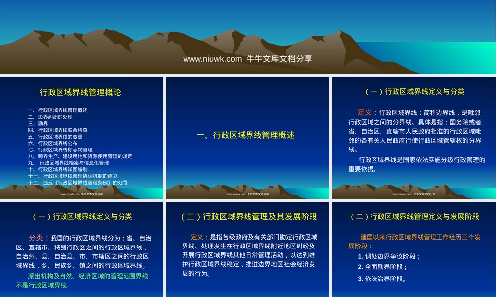 行政区域界线管理概论PPT课件.pptx