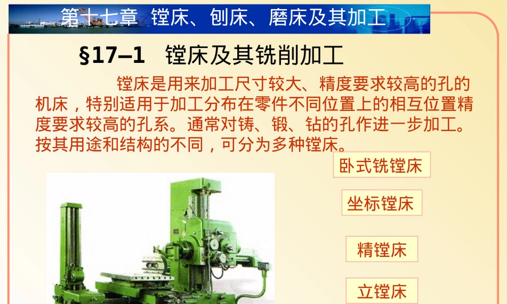 镗床及其铣削加工PPT课件.ppt