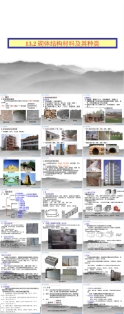 砌体结构材料种类教学PPT课件.ppt