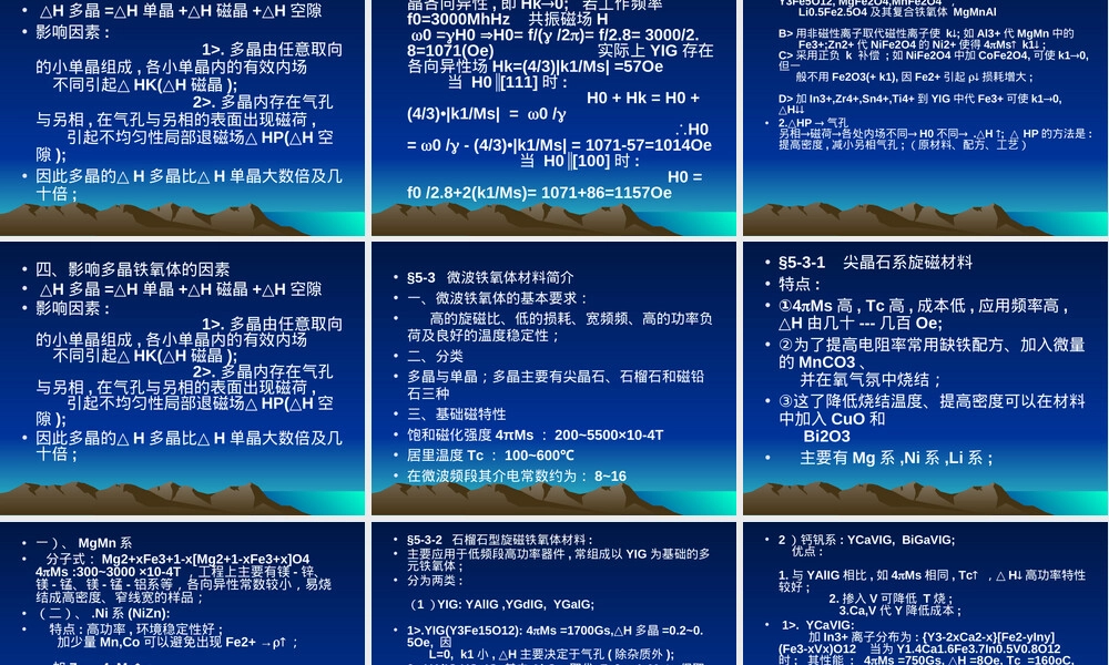 旋磁材料特性PPT课件.ppt