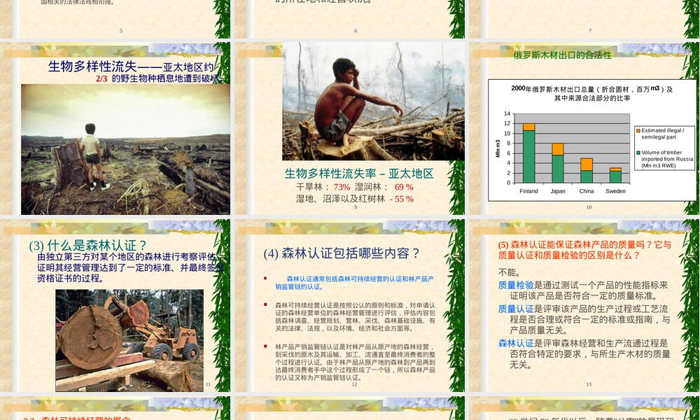 森林认证知识培训PPT课件.ppt