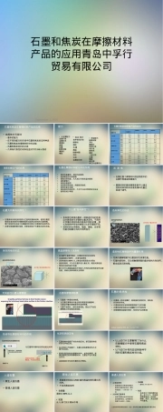 石墨和焦炭在摩擦材料中的应用PPT课件.ppt