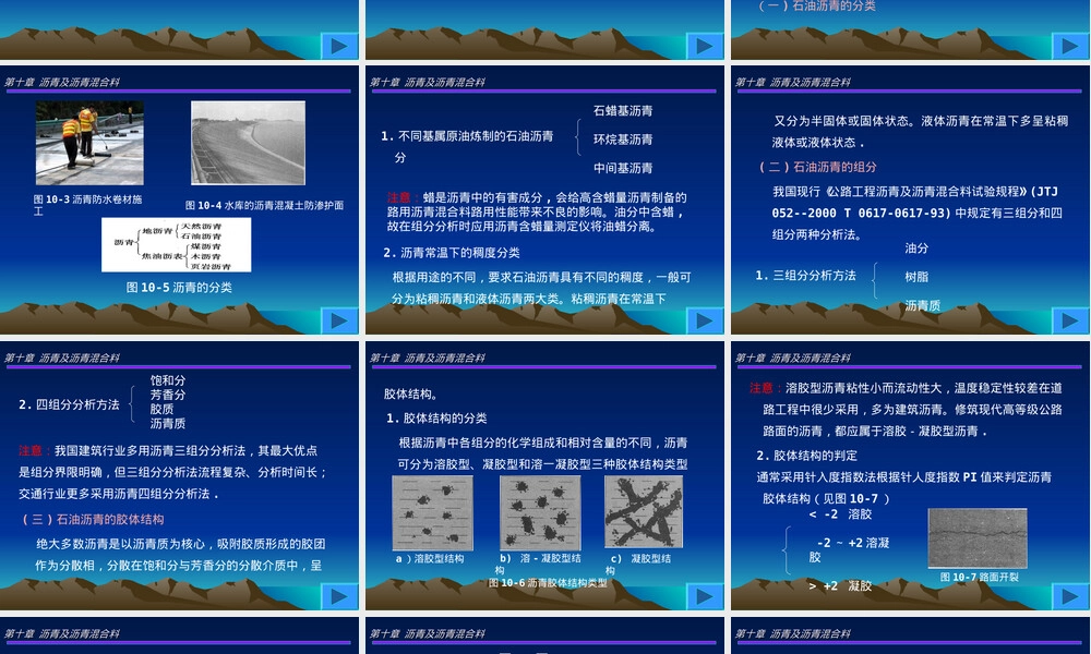 土木工程材料沥青及沥青混合料教学PPT课件.ppt