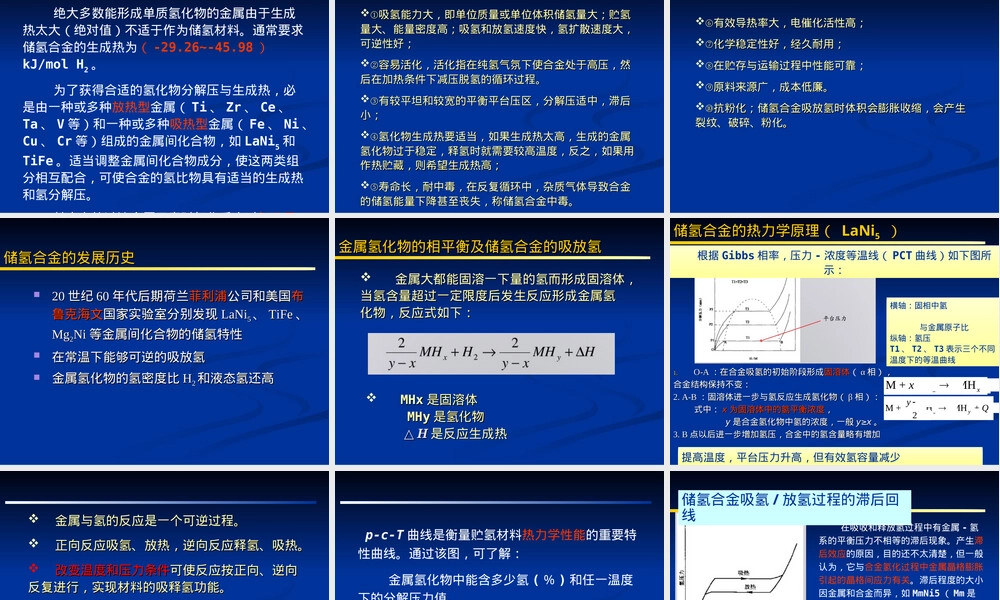 稀土化学贮氢材料教学PPT课件.ppt