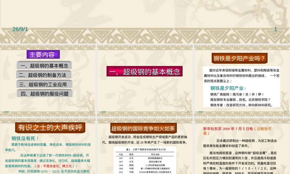 微晶材料超级钢PPT课件.ppt