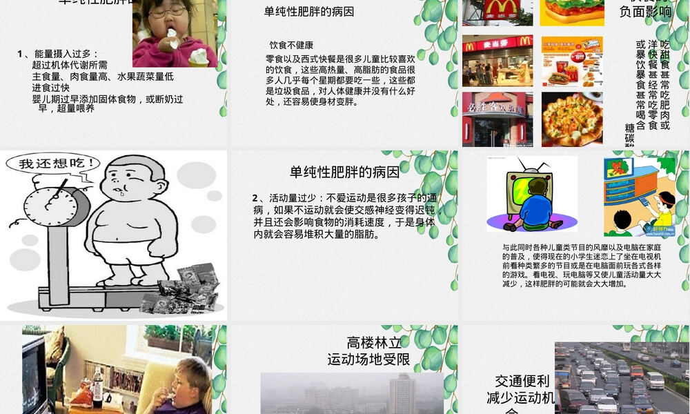 小儿肥胖防治及管理PPT课件.ppt