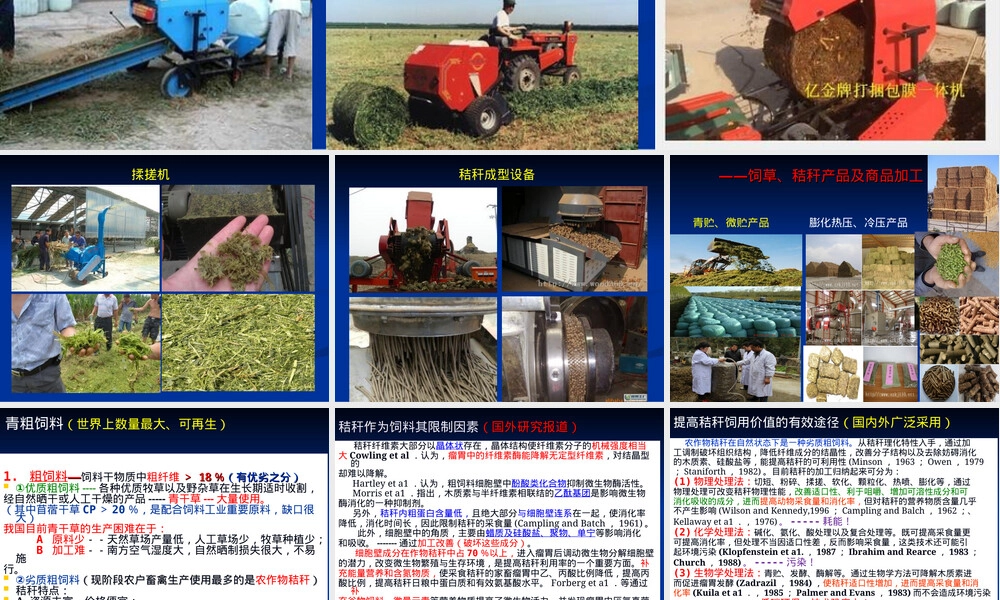 青贮技术及利用方法教学PPT课件.ppt