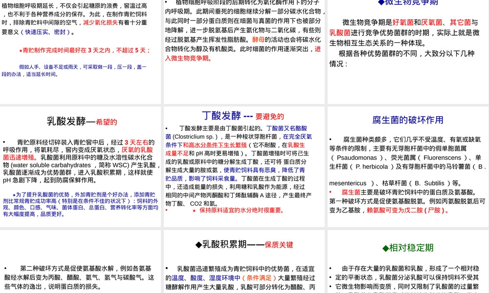 青贮技术及利用方法教学PPT课件.ppt