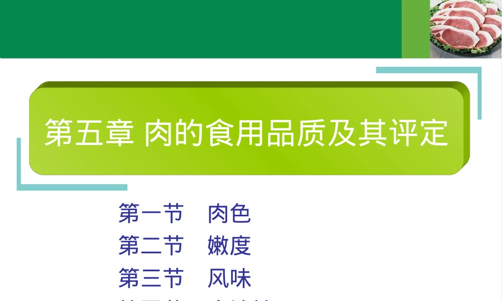 肉的食用品质及其评定教学PPT课件.ppt