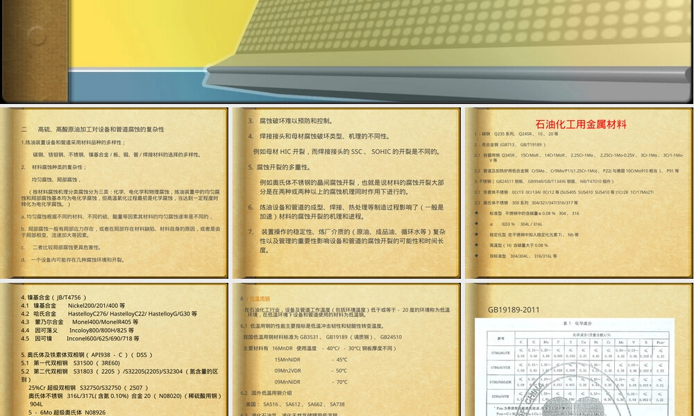 石化设备腐蚀与材料选择PPT课件.ppt