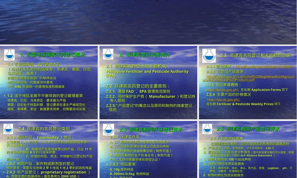 亚洲国家农药管理登记要求PPT课件.ppt
