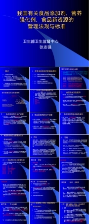 食品添加剂与营养强化剂管理法规PPT课件.ppt