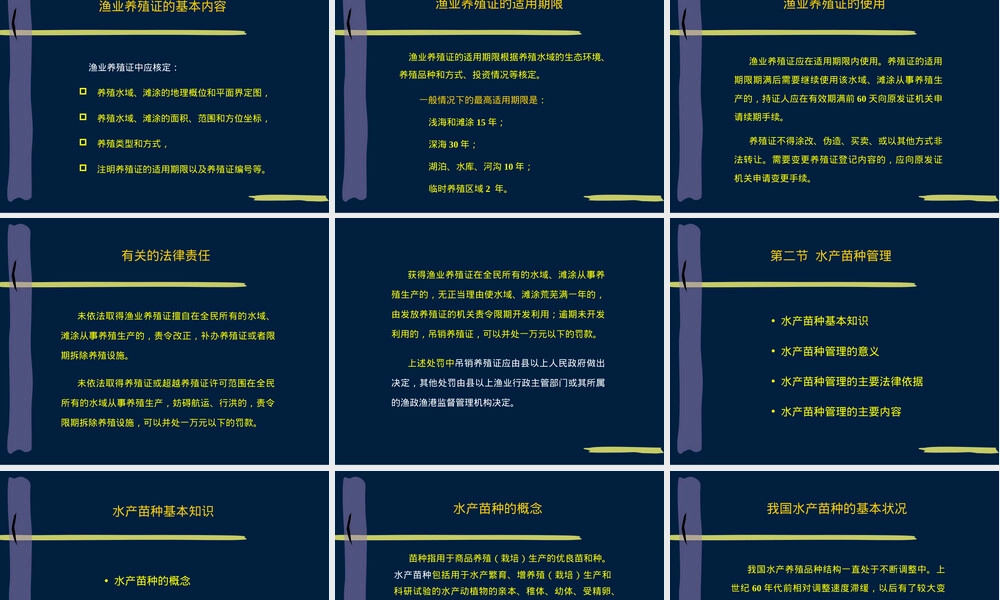 水产养殖管理与水产品质量安全监管PPT课件.ppt
