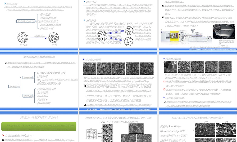 微孔发泡材料体系及挤出发泡教学PPT课件.ppt
