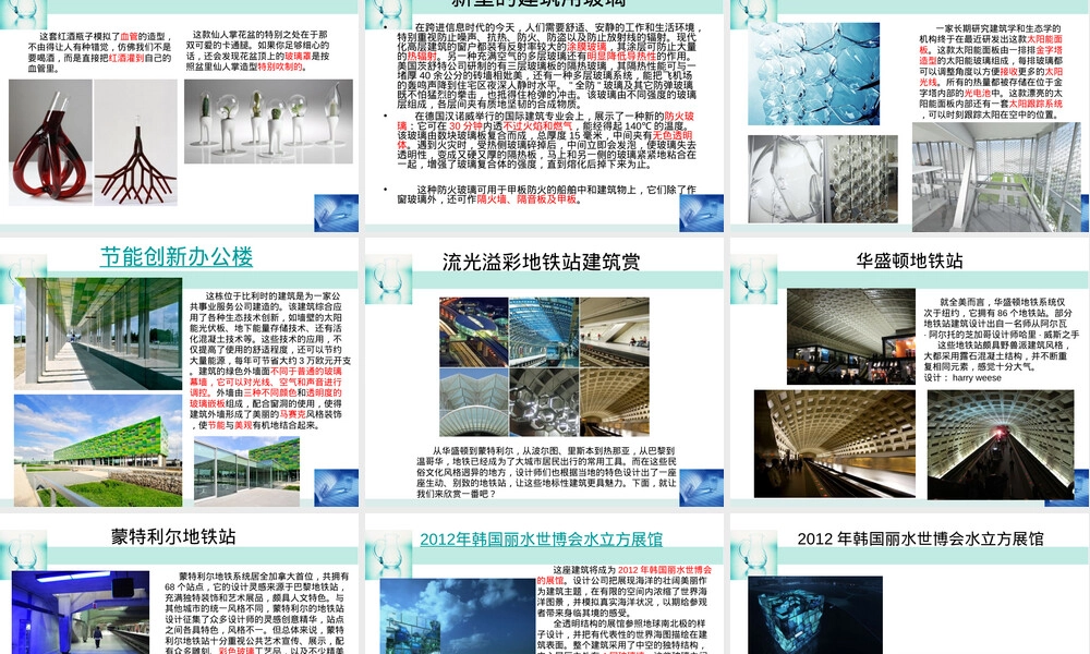 新型玻璃材料应用PPT课件.ppt