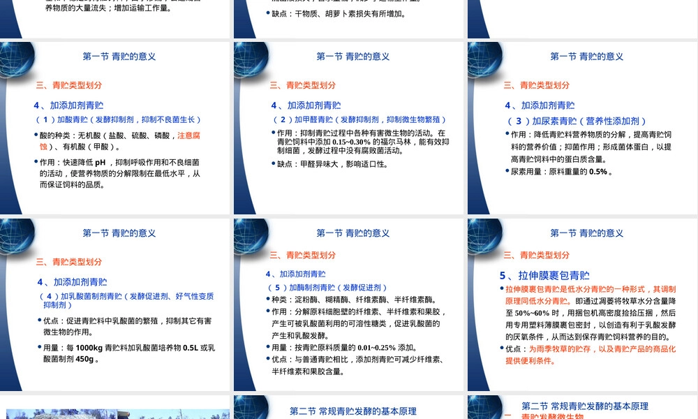 饲草青贮技术教学PPT课件.ppt