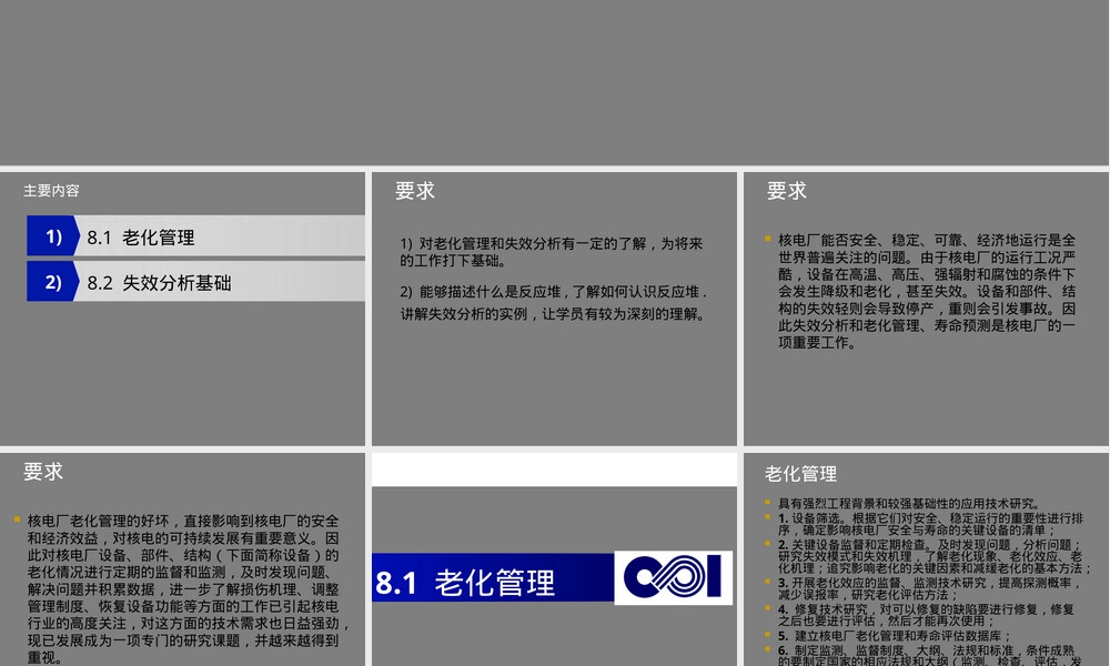 核电厂材料学老化管理与失效分析PPT课件.ppt