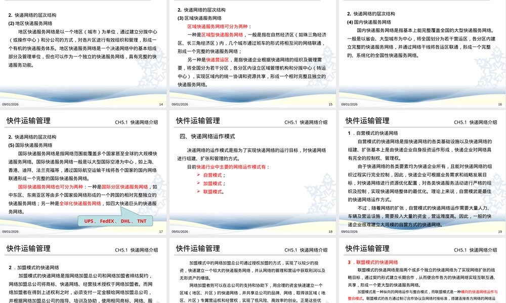 快递业务操作与管理第5章快件运输管理PPT课件.pptx
