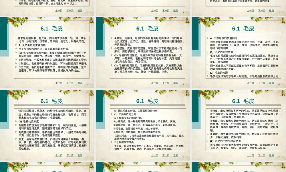 服装材料之毛皮与皮革教学PPT课件.ppt