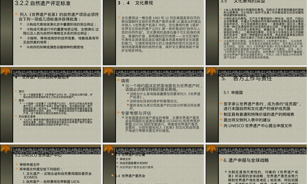 第五讲世界遗产申报与管理教学PPT课件.ppt