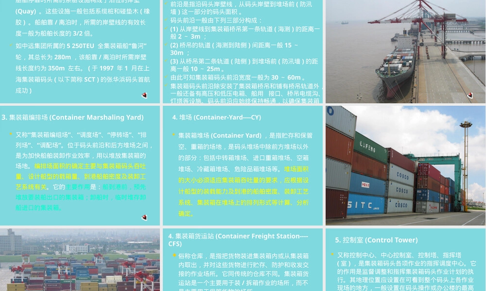 集装箱码头及其装卸设备教学PPT课件.pptx