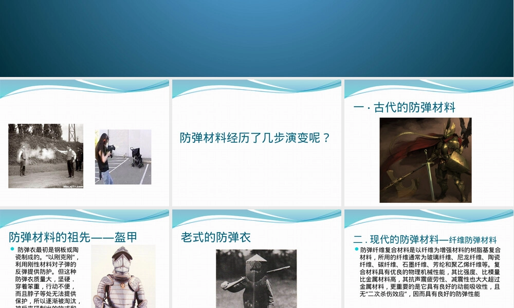 防弹材料PPT课件教学课件.pptx