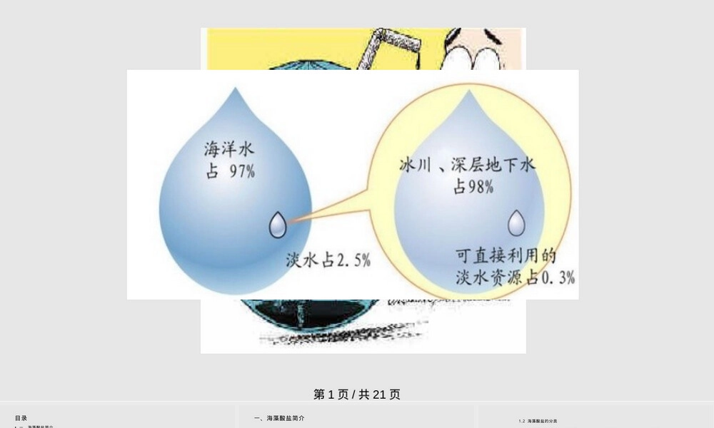海藻酸钠高分子材料教学PPT课件.pptx