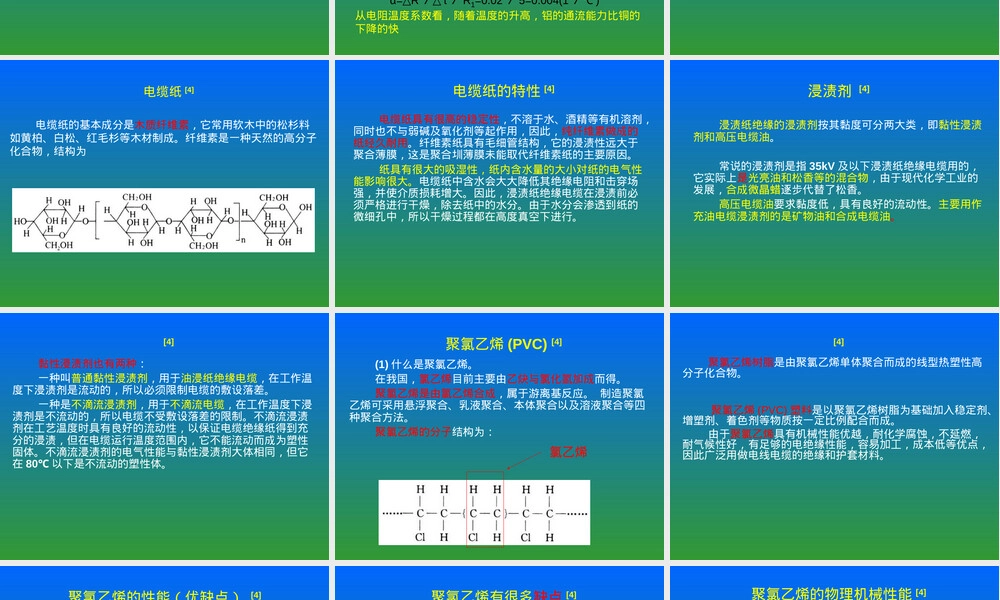 电缆材料特性教学PPT课件.ppt