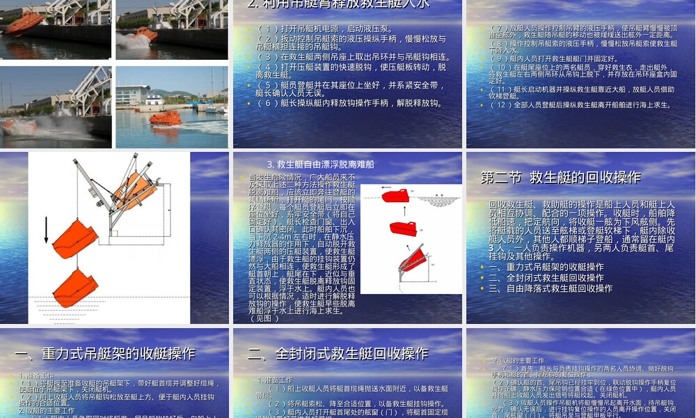 救生艇筏与救助艇操作管理实操PPT课件.ppt