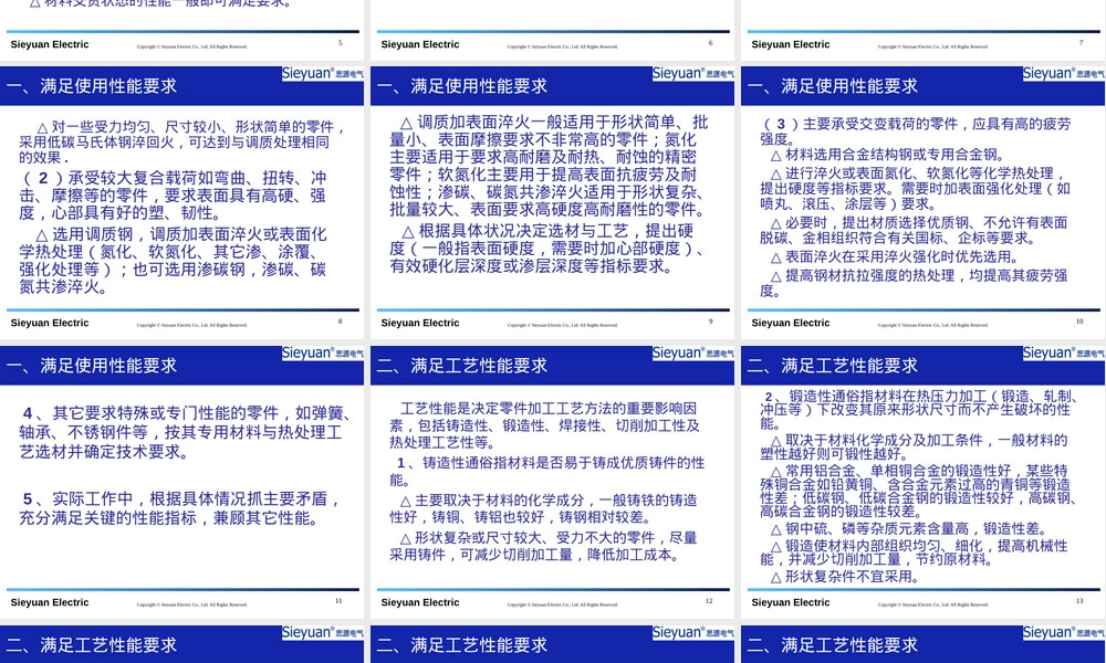 机械零件材料选用与热处理技术要求PPT课件.ppt