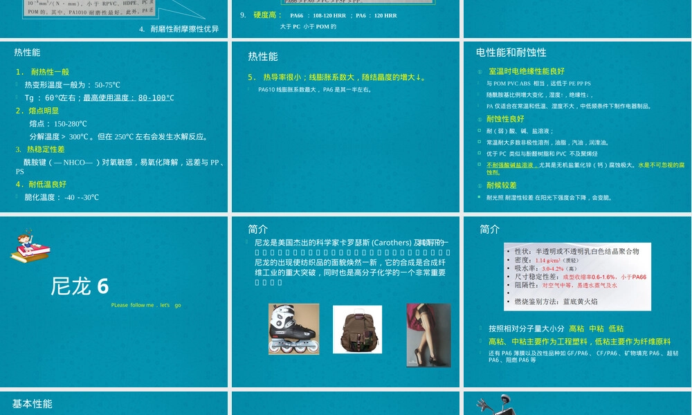 尼龙材料介绍PPT课件.ppt