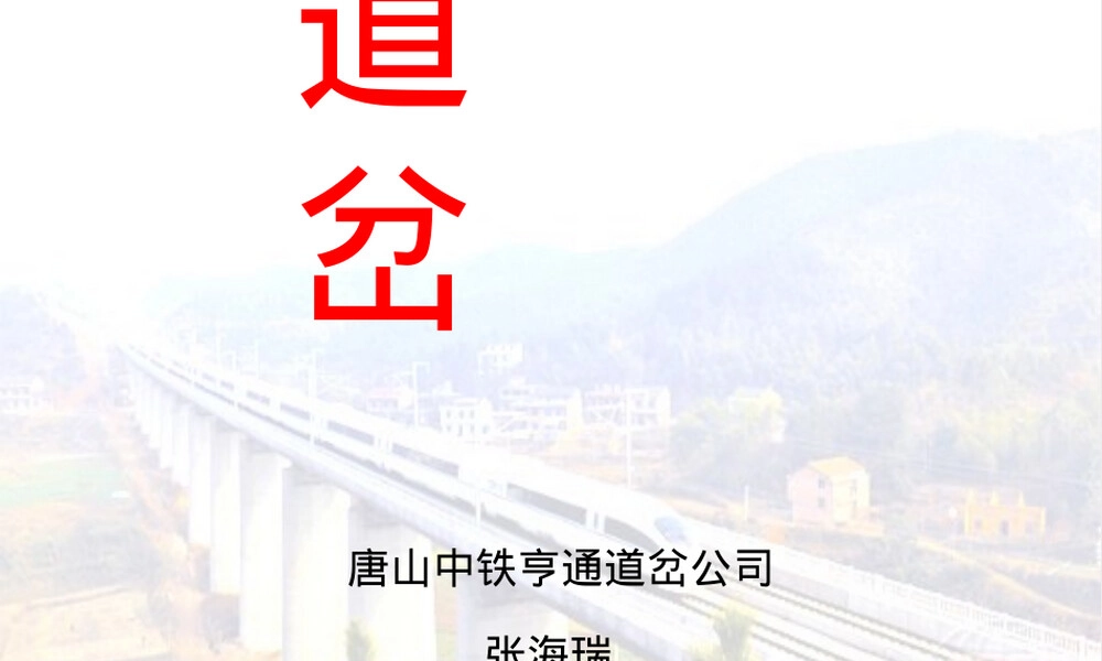 高铁道岔结构与维护PPT课件.ppt
