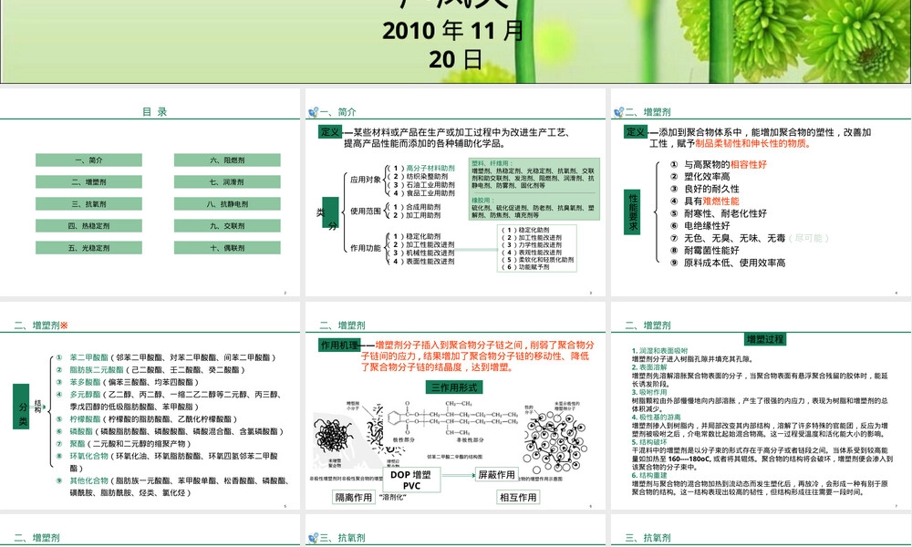 高分子材料助剂PPT课件.ppt