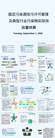 固定污染源排污许可管理及典型行业污染物排放量核算PPT课件.pptx