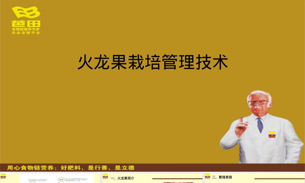 火龙果栽培管理技术PPT课件.ppt