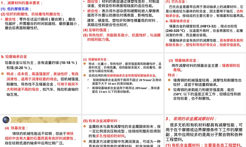 第五章减摩耐磨摩阻材料教学PPT课件.ppt