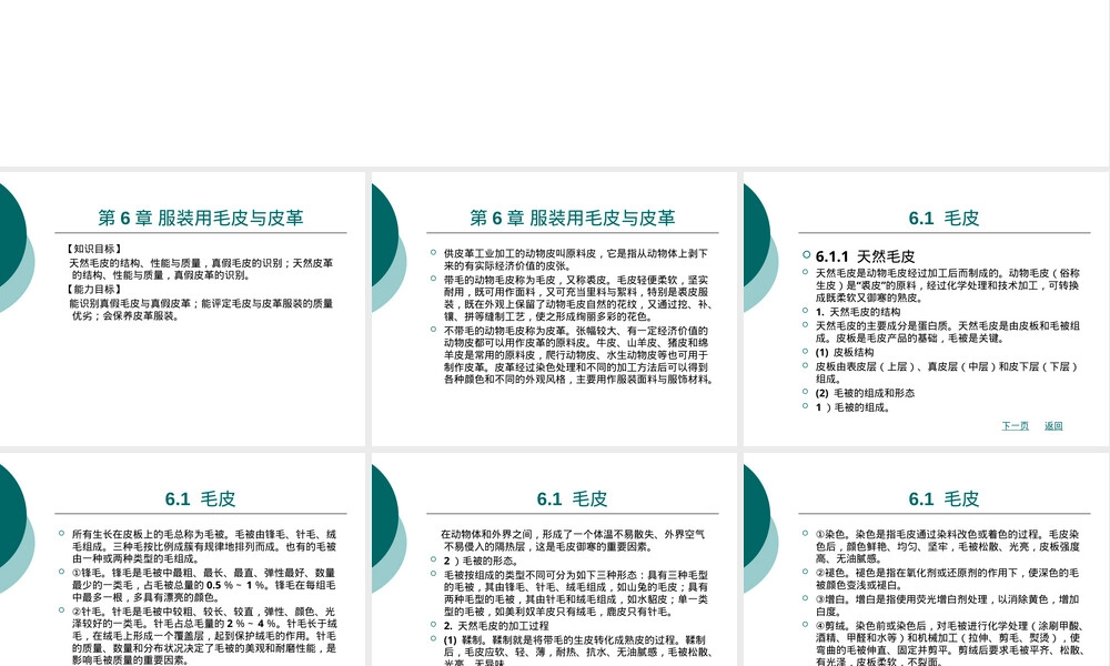服装材料之毛皮与皮革教学PPT课件 副本1.pptx