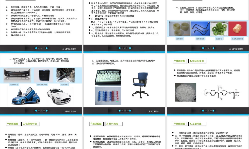 工程塑料及其用途PPT课件.ppt