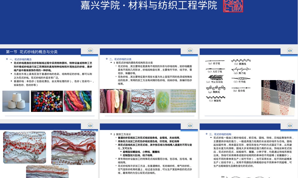 第五章花式纱线及其加工技术教学PPT课件.ppt