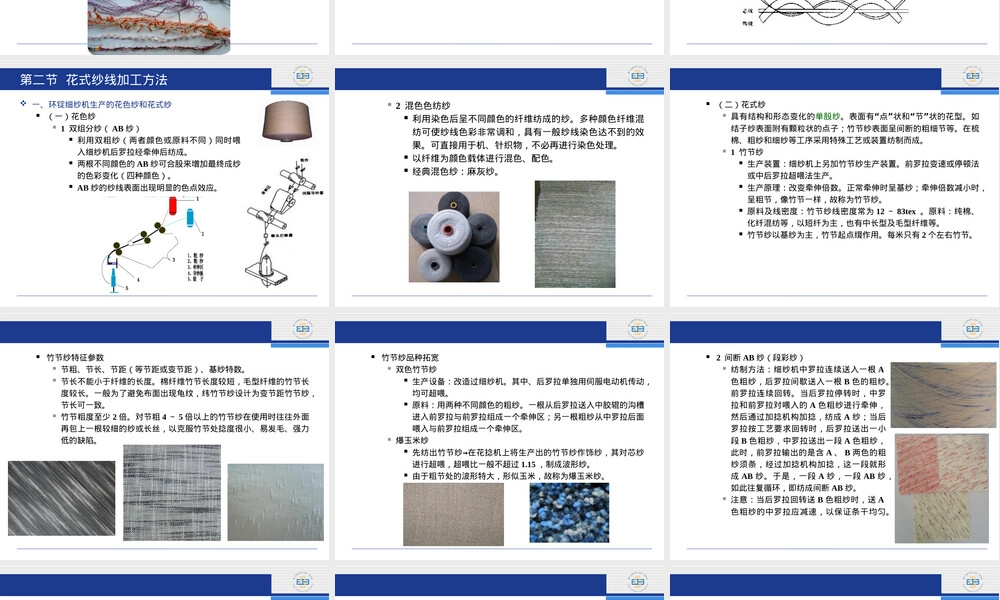 第五章花式纱线及其加工技术教学PPT课件.ppt