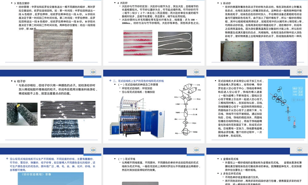 第五章花式纱线及其加工技术教学PPT课件.ppt