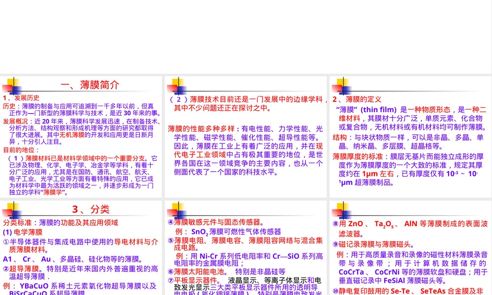 纳米薄膜材料PPT课件.ppt
