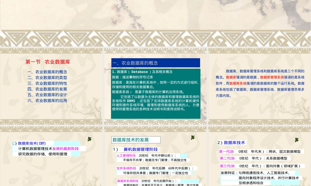 农业数据库管理信息系统PPT课件.ppt