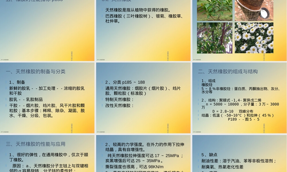 高分子材料第五章橡胶教学PPT课件.ppt